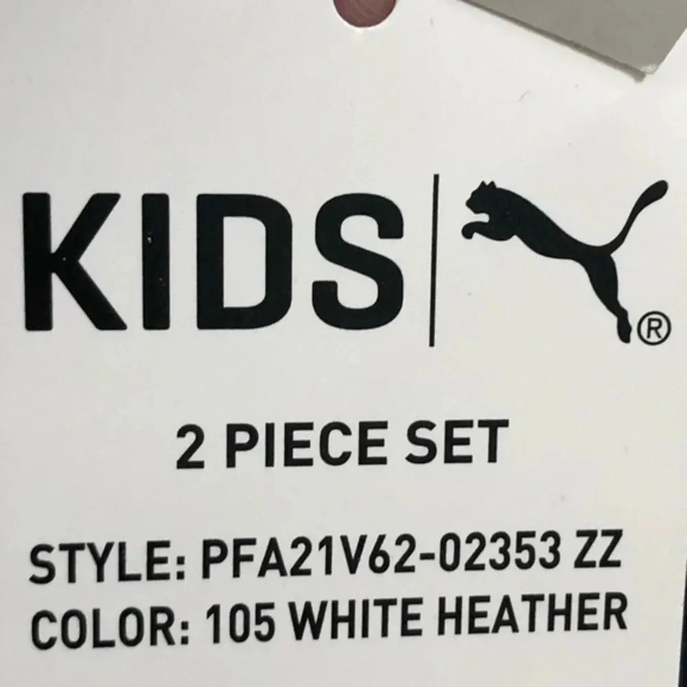 NWT Girls puma 2pc set sporty streetwear activewear - Picture 5 of 5